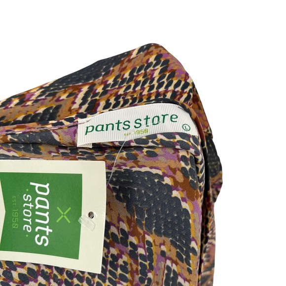 Pants Store Kimono Top Large Women's V-Neck Snake Animal Print Sheer Tunic Multi - Picture 6 of 7